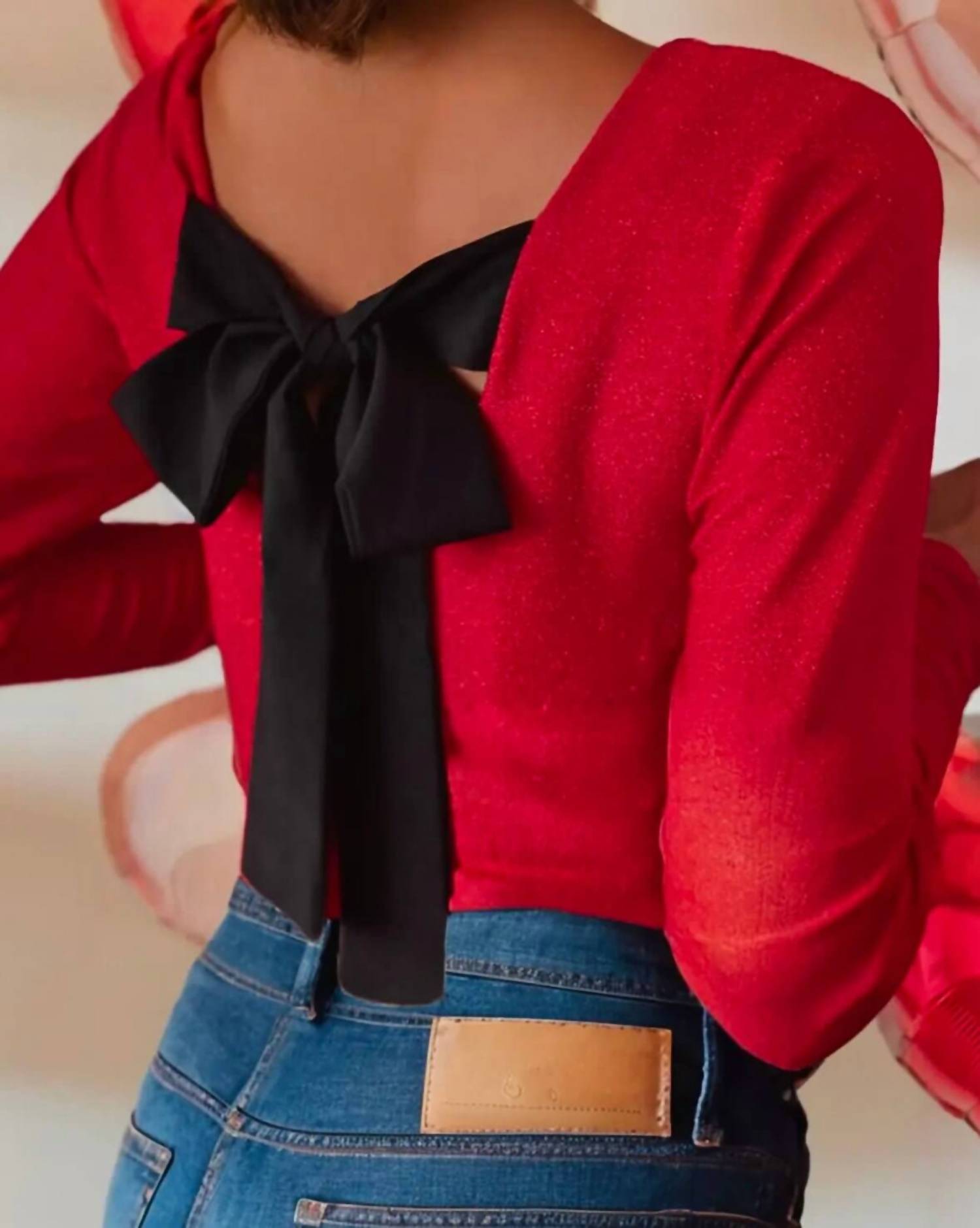 Little Daisy Closet - Miranda Back Bow Sweater