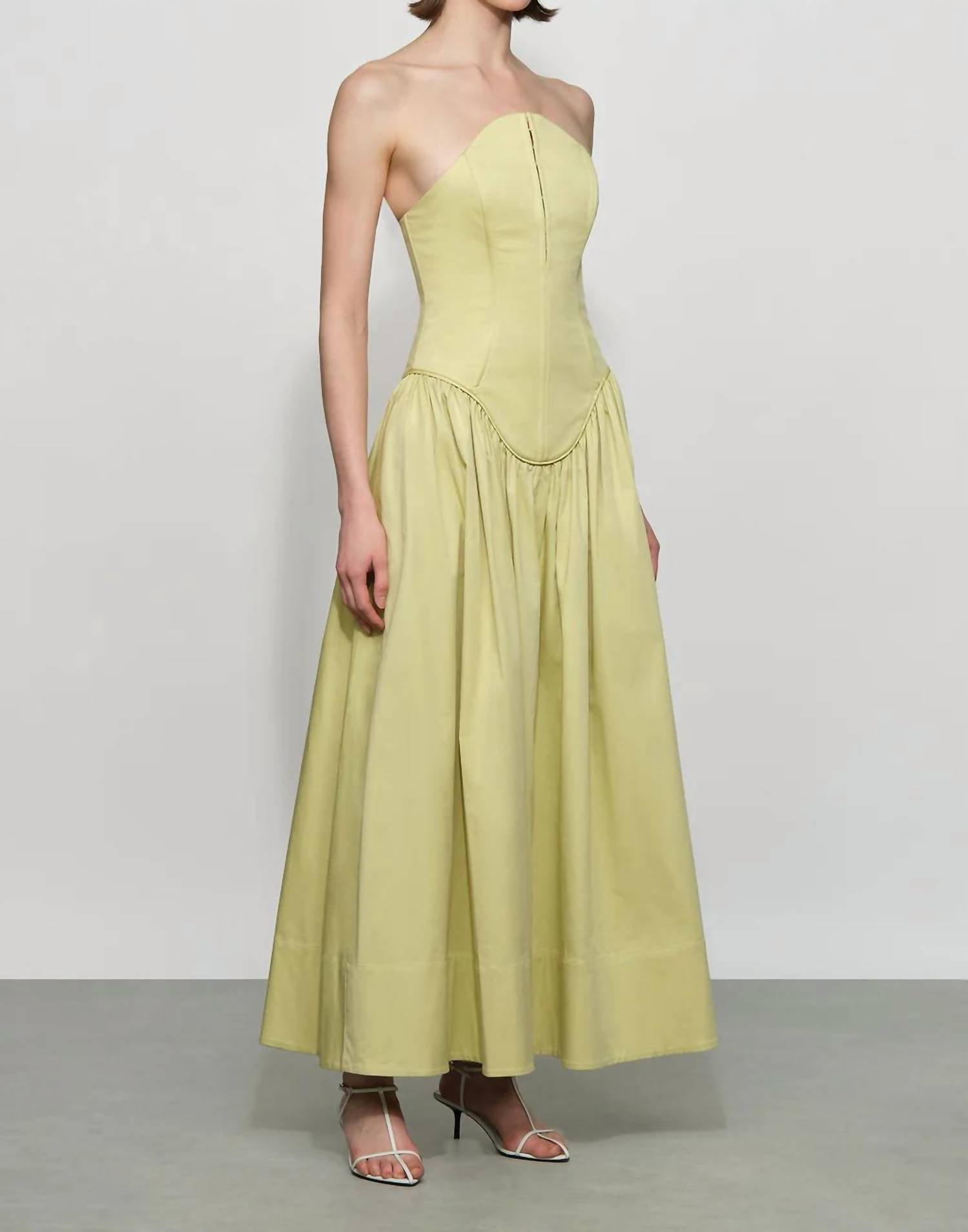 Et Ochs - Camille Strapless Midi Dress