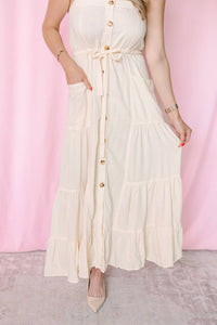 Lovestitch - Boho Linen Maxi Dress