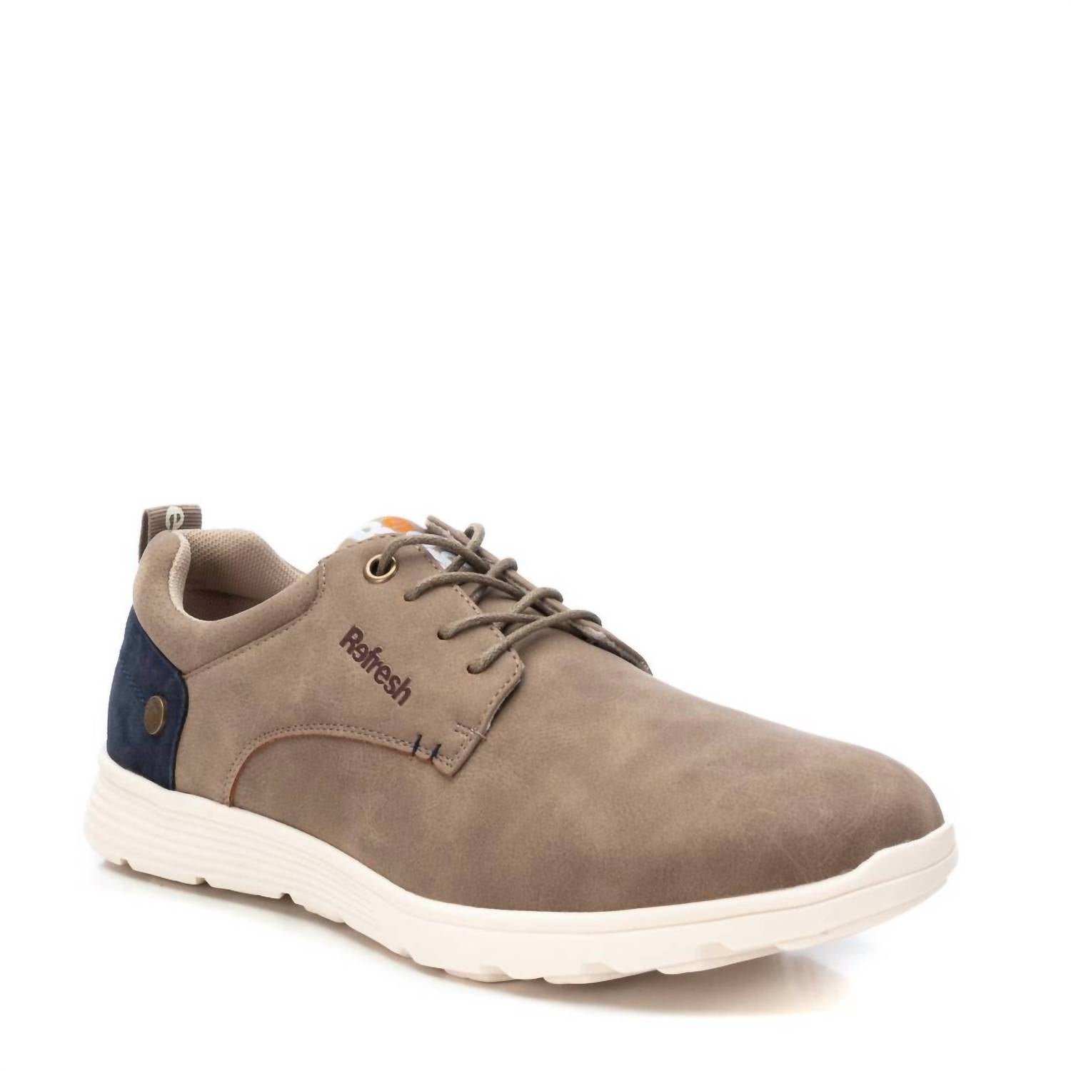 Xti Men's Suede Oxfords in taupe - men's shoe