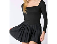 Peach Love - Pleated Romper Skirt