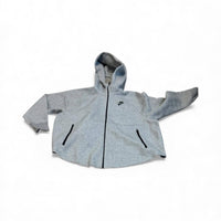 NIKE Hooded Jacket in gray - women's jacket - detail view
