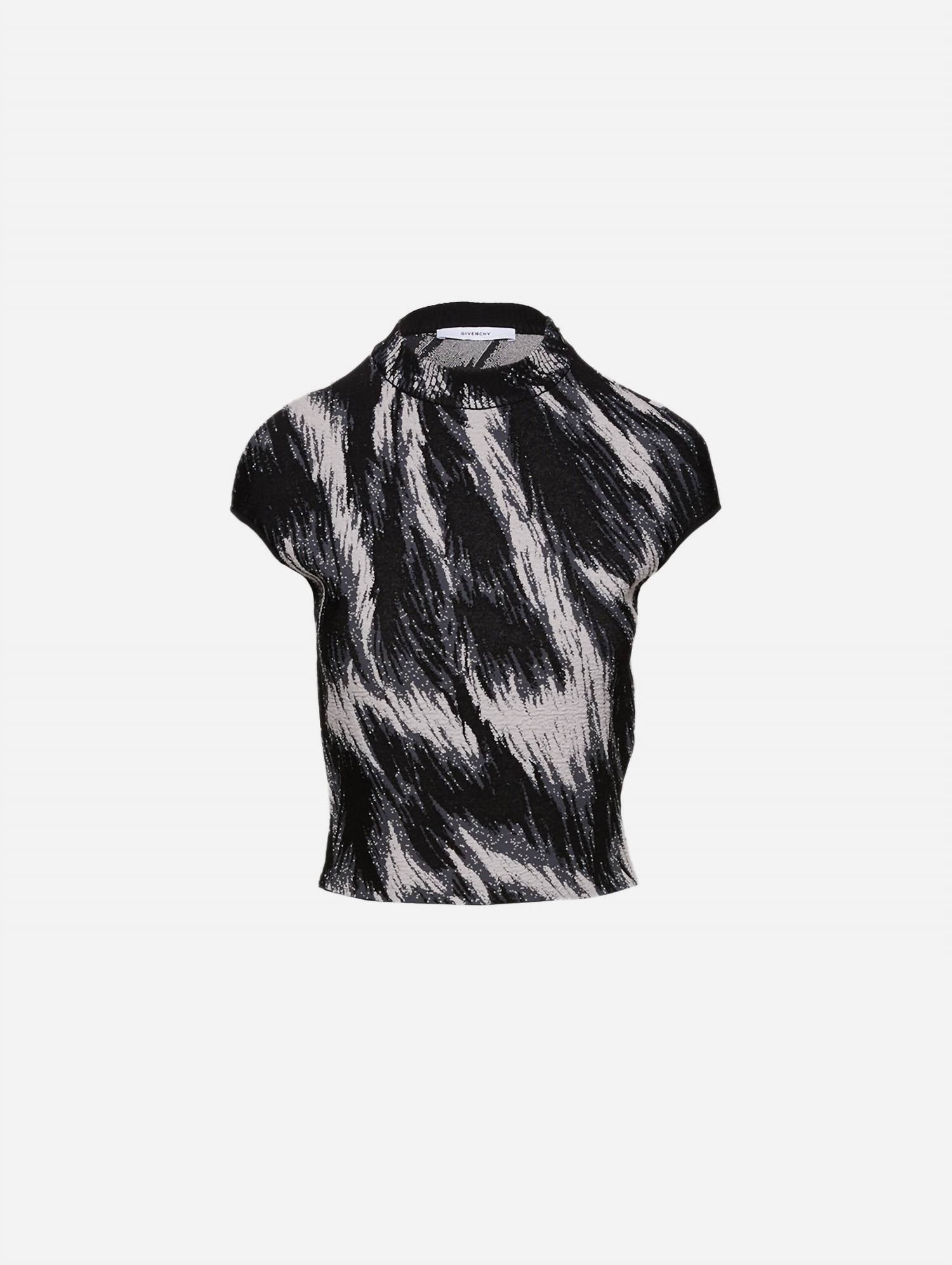 Givenchy - Short Sleeve Crop Top