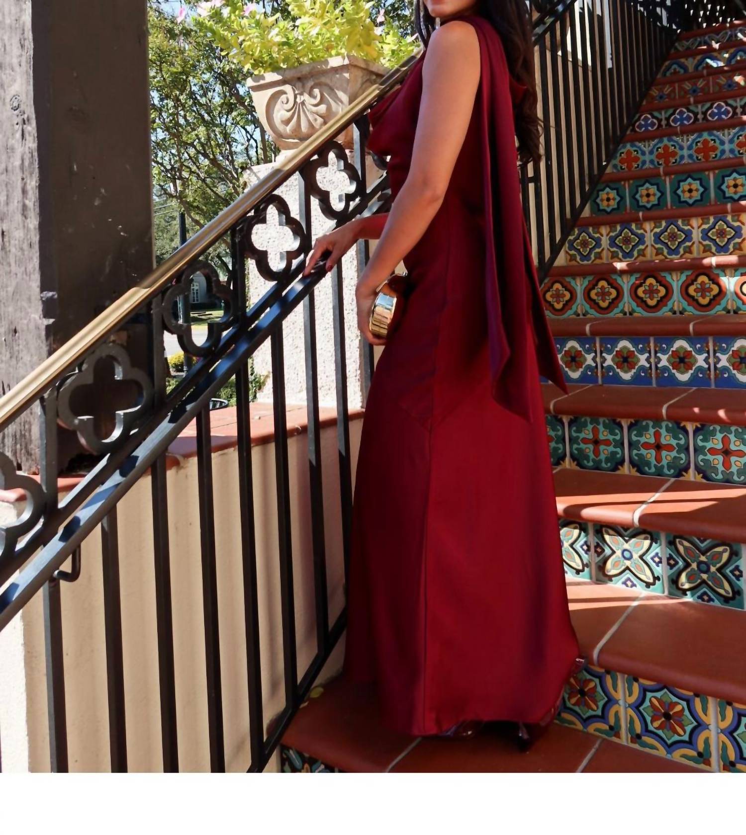 Sadie & Sage - Scarf Maxi Dress