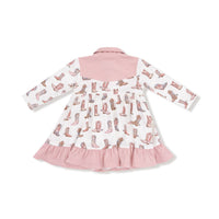 Angel Dear - Girls Long Sleeve Bodysuit Dress