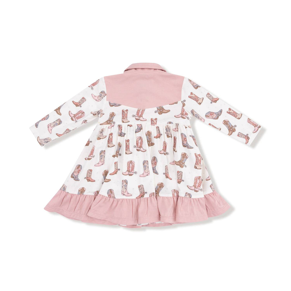 Angel Dear - Girls Long Sleeve Bodysuit Dress