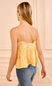 Ulla Johnson - Rosie Lace Applique Tank Top