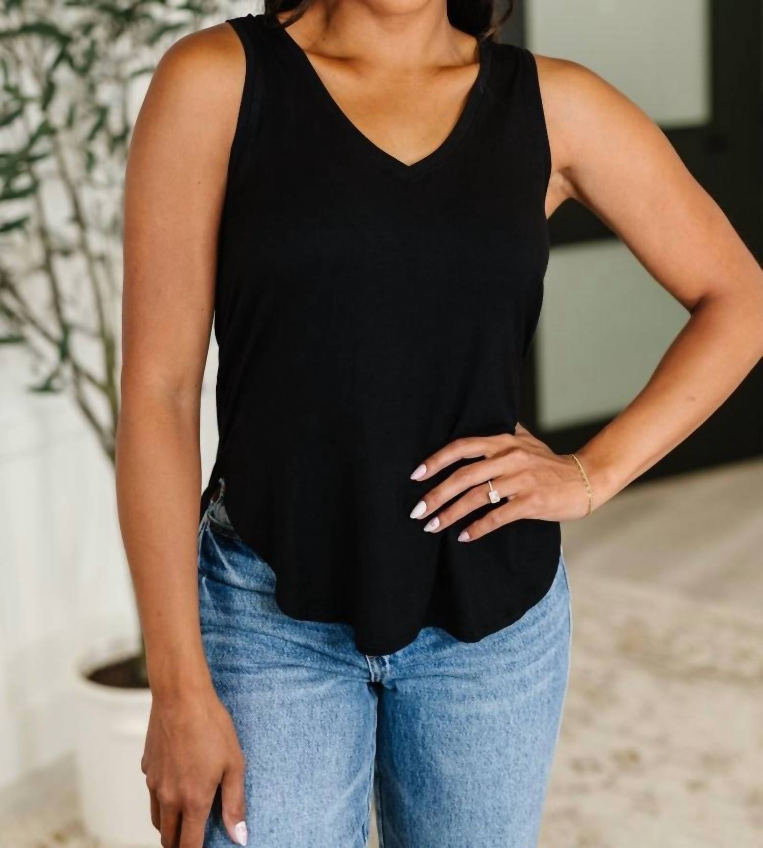 Hyfve - Women's Simpler Times V Neck Tank Top