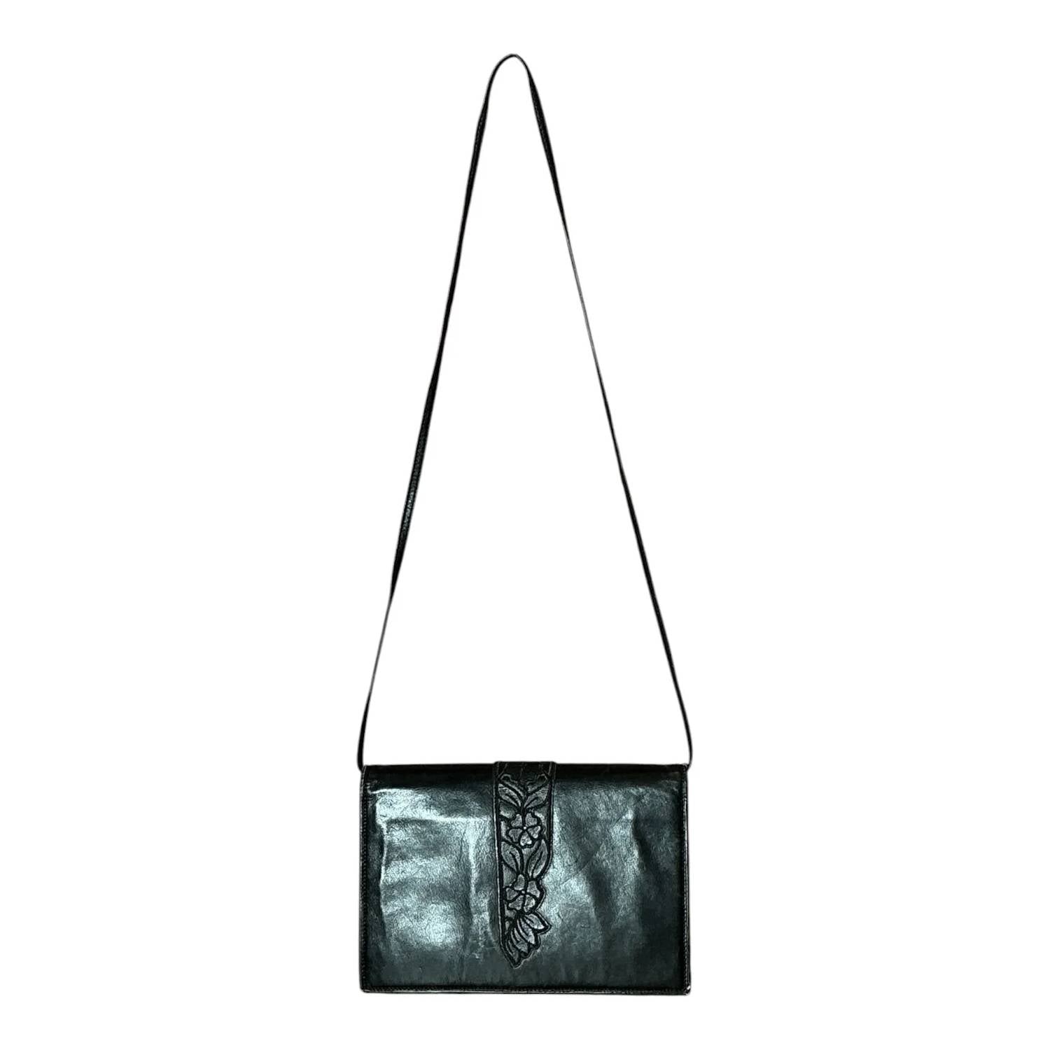 Fendi - Women's Floral Embroidery Flap Crossbody Bag