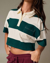 Papermoon - Rugby Stripe Polo Top