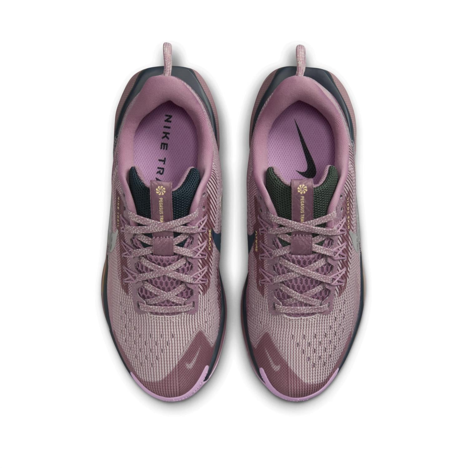 NIKE Youth Pegasus Trail 5 Trail Running Shoes in purple - kids' sneaker - view 4