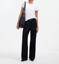 Madewell - Slouchy Straight Drapey Twill Pants