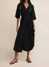 Z Supply - Brise Linen Midi Shirt Dress