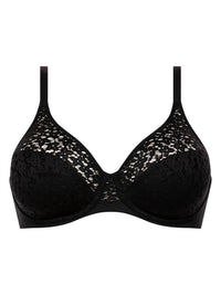 Chantelle Women's Norah Soft Comfort Unlined Underwire Bra in black - women's intimate