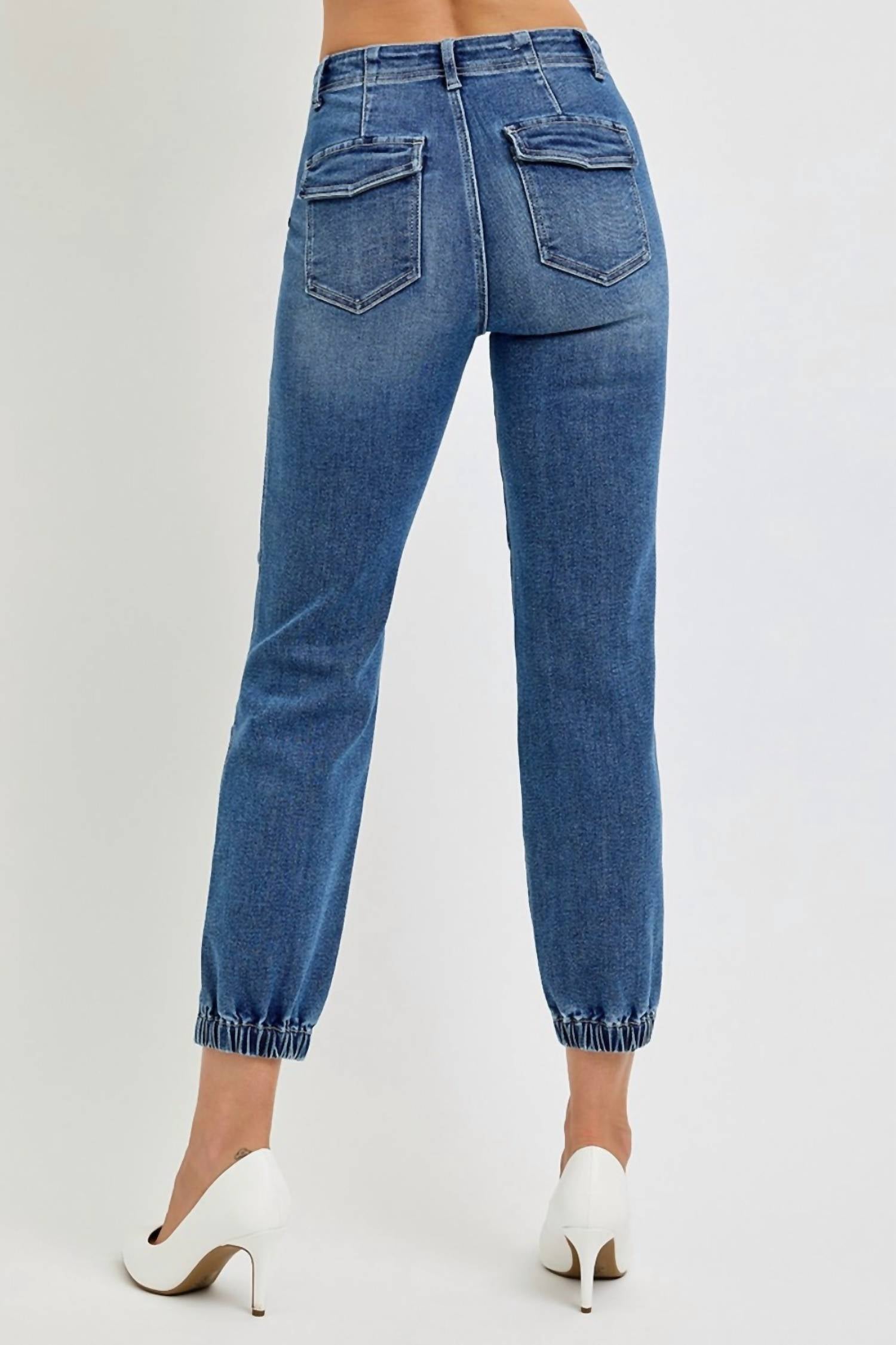 Risen - High Rise Ankle Jogger Jean