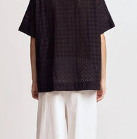 Grade & Gather - Short Sleeve Eyelet Top