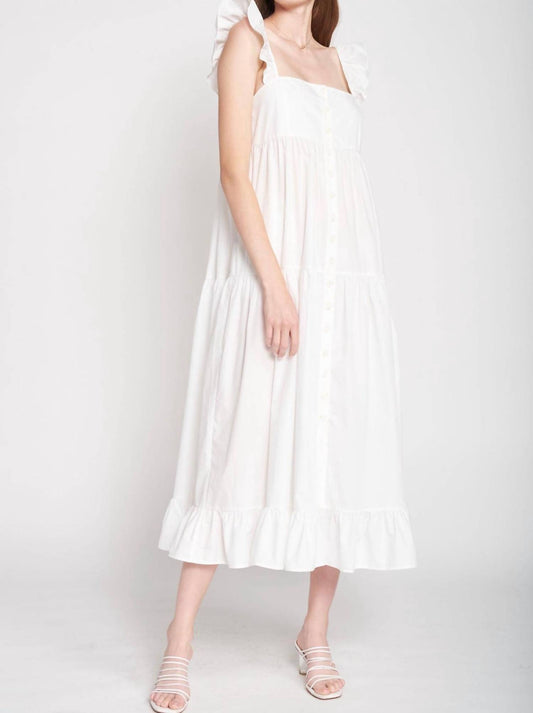 En Saison - Pathways Eyelet Midi Dress