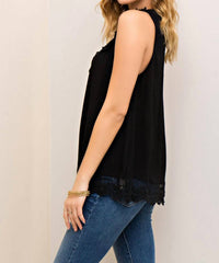 Entro - Lace Halter Top
