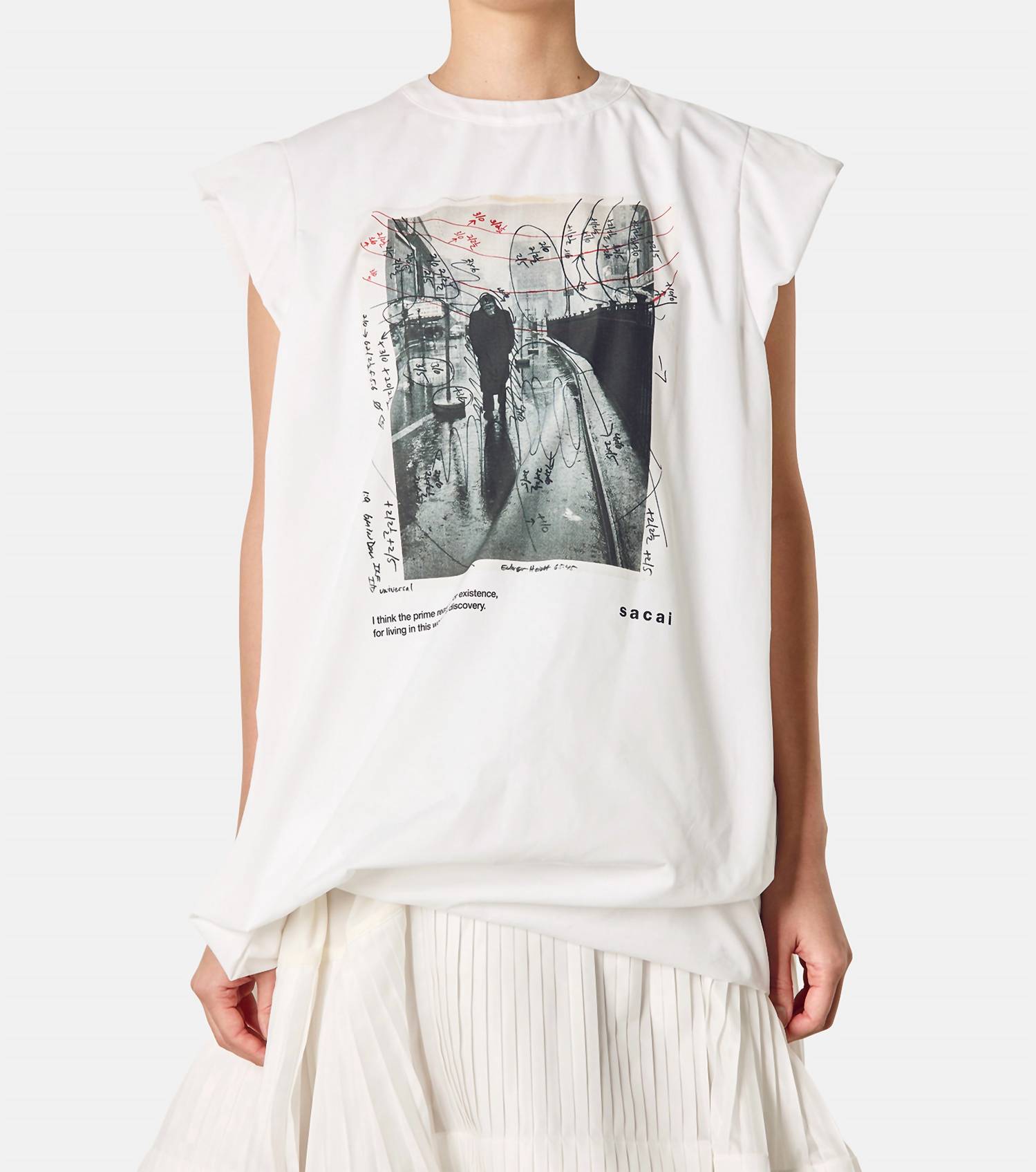 Sacai - James Dean Cotton Poplin Pullover Runway