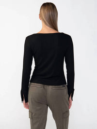 Sanctuary - Wide Cuff Knit Blouse