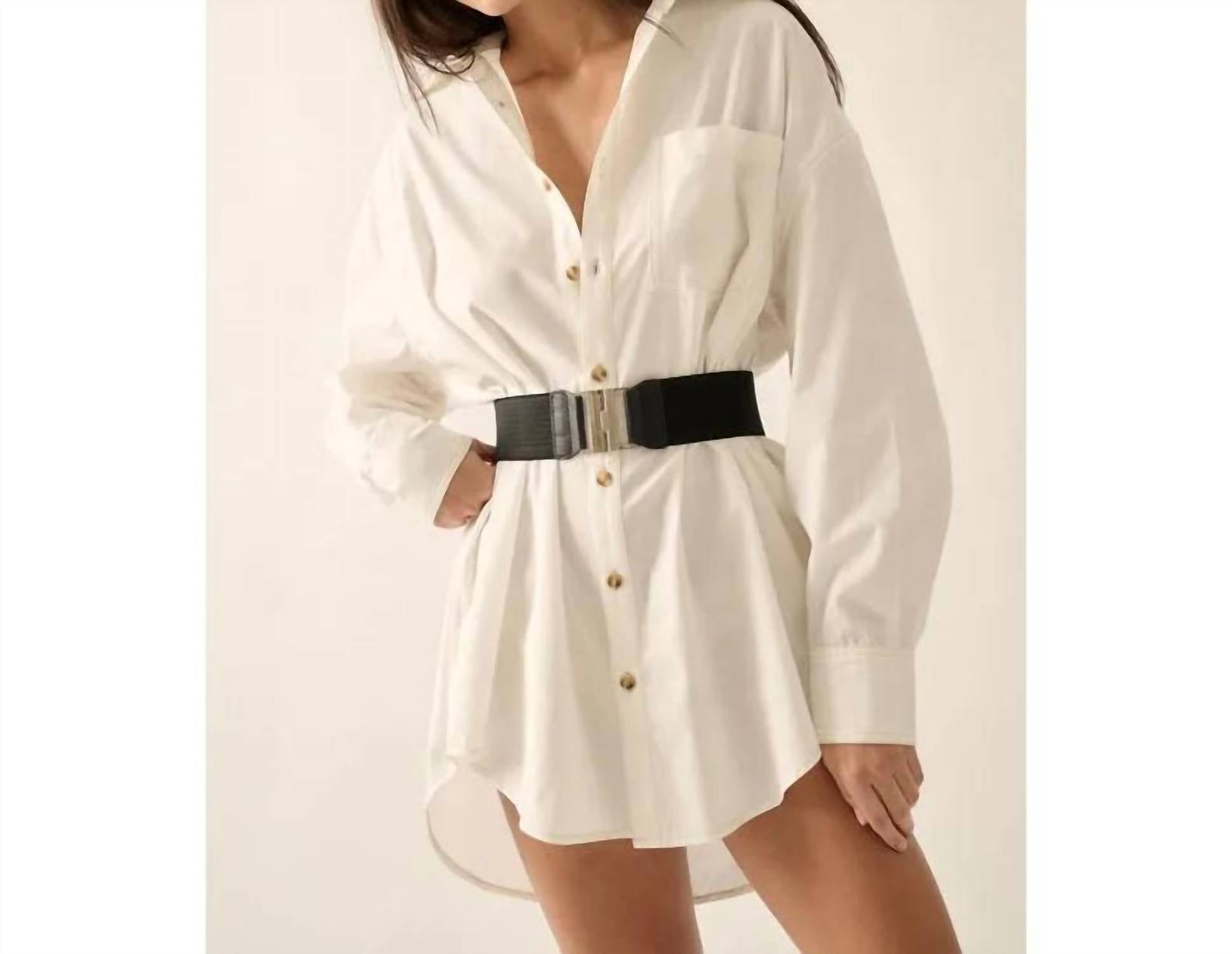 Promesa - Oversized Pocket Shirt Dress