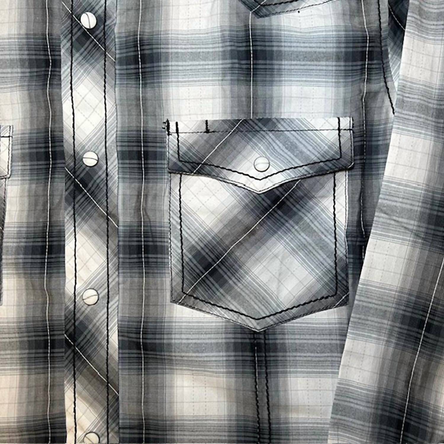 Legend Or Lies - Men's James Snap Western Plaid Shirt