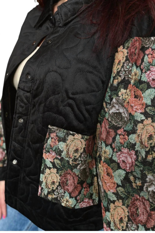 Jodifl - Velvet Floral Jacket