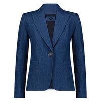 Hipchik - Women's Crystal Israel Flag Blazer