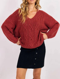 Sage The Label - Estella Cable Knit Sweater