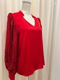 Michelle Mcdowell - Jordan Sequin Top