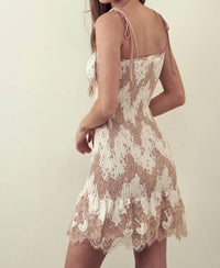 Storia - Smocked Bodycon Mini Dress