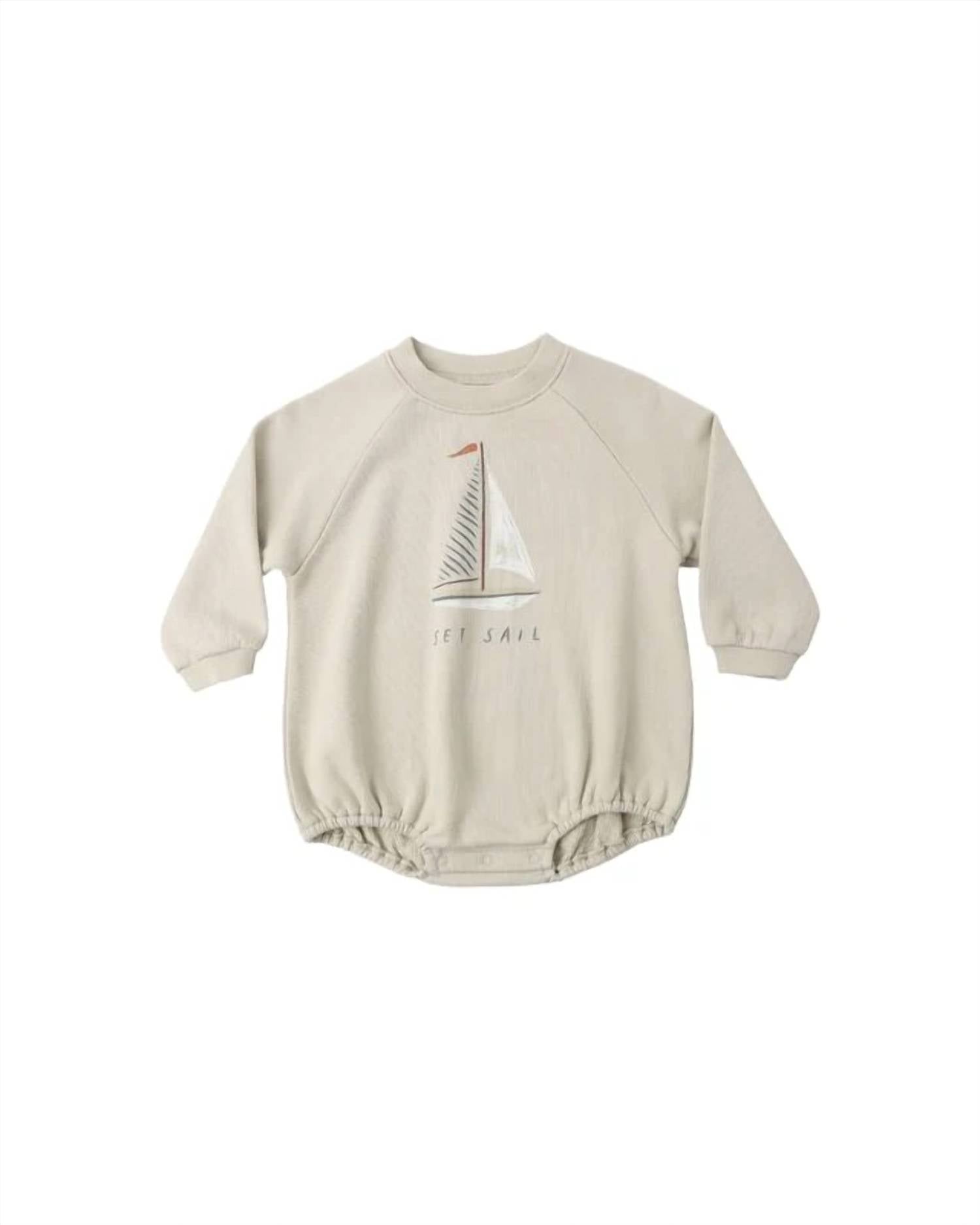 Rylee + Cru - Baby Girls Crewneck Romper