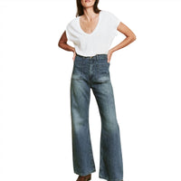 THE GREAT. Women's The Dock Jean in marina wash - women's jeans - view 4