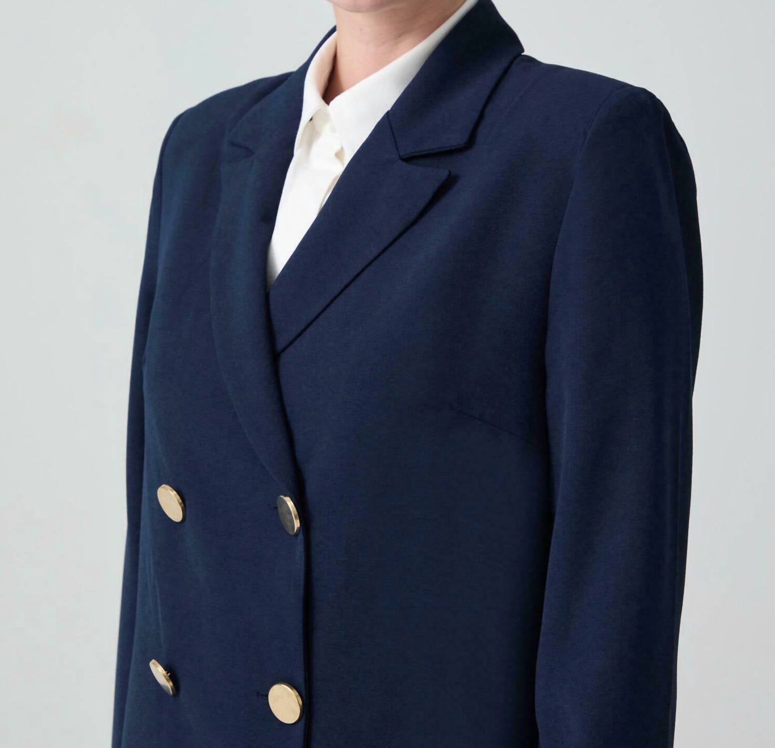 Touche Prive - Long Crepe Trench Coat
