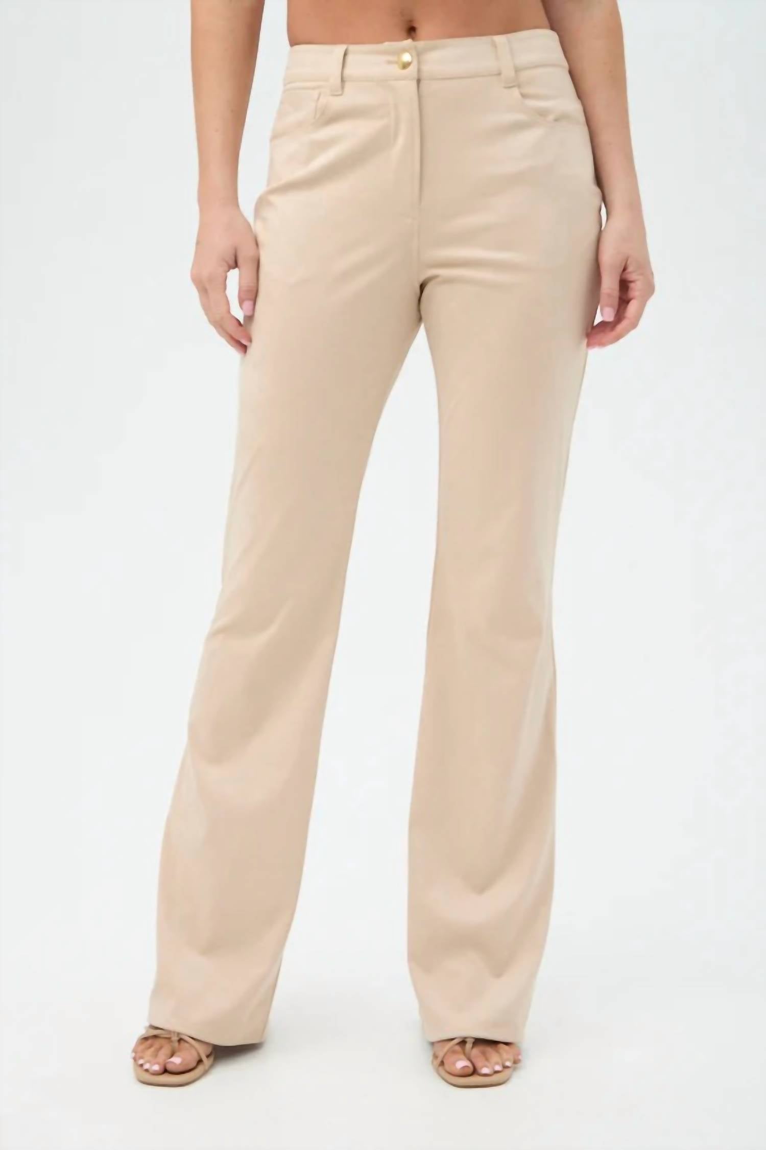 Trina Turk - Apple Bottom Faux Suede Pants