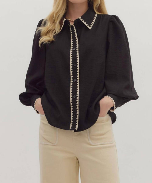 Entro - Long Sleeve Button Down Shirt