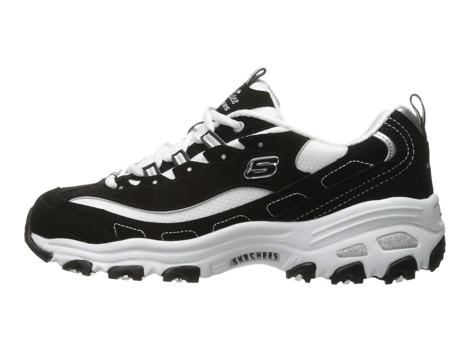 Skechers - Women's D'lites Biggest Fan Memory Foam Lace-up Sneaker