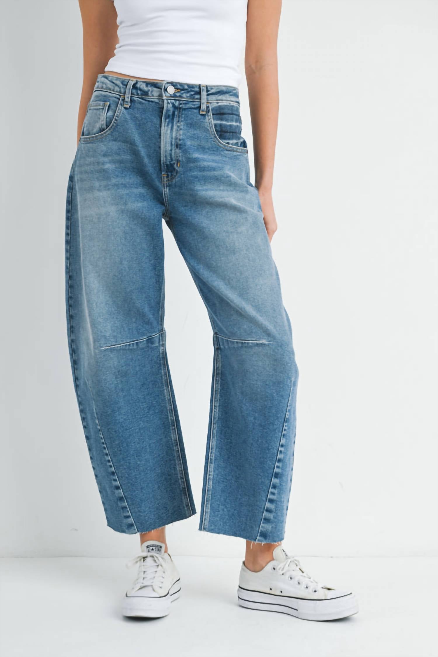 Just Black Denim - Billie Barrel Leg Jeans