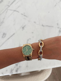 Chansuttpearls - Margo Two-tone Bracelet