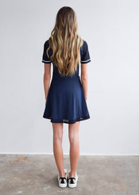Never A Wallflower - Henley Button Dress