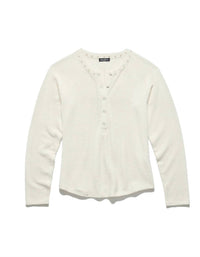 Flags & Anthem - Button Down Henley Top