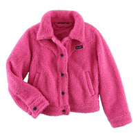 Wrangler - Girls' Sherpa Button Up Fleece Jacket