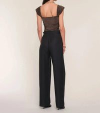 heartloom Remy Wide Leg Pants in charcoal - women's pants - alternate view
