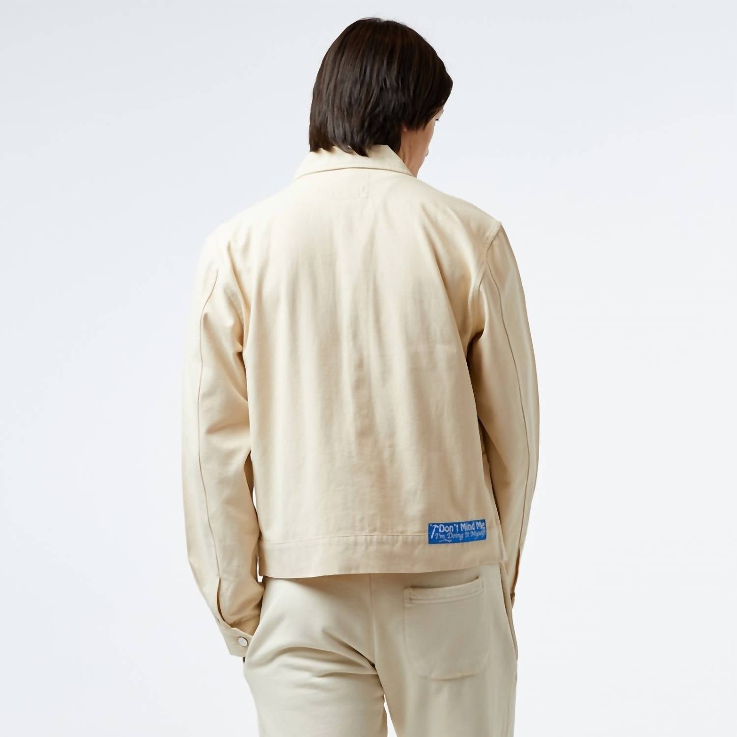 MARKET Workstation Overshirt in beige - men's shirt - detail view