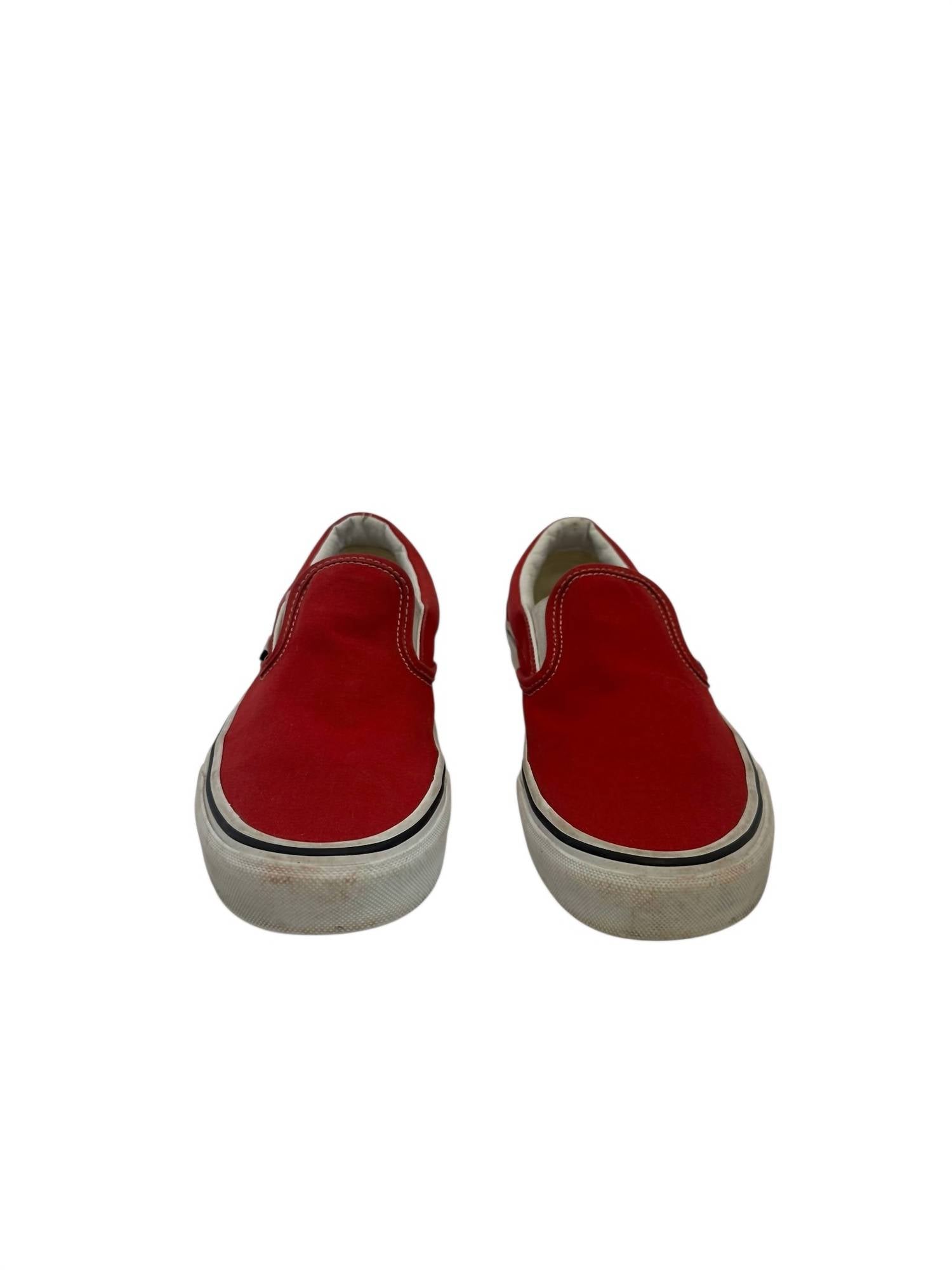 Vans Women's Classic Slip-on Sneaker in racing red - women's sneaker - alternate view