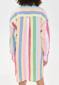 Faherty - Laguna Linen Mini Shirtdress