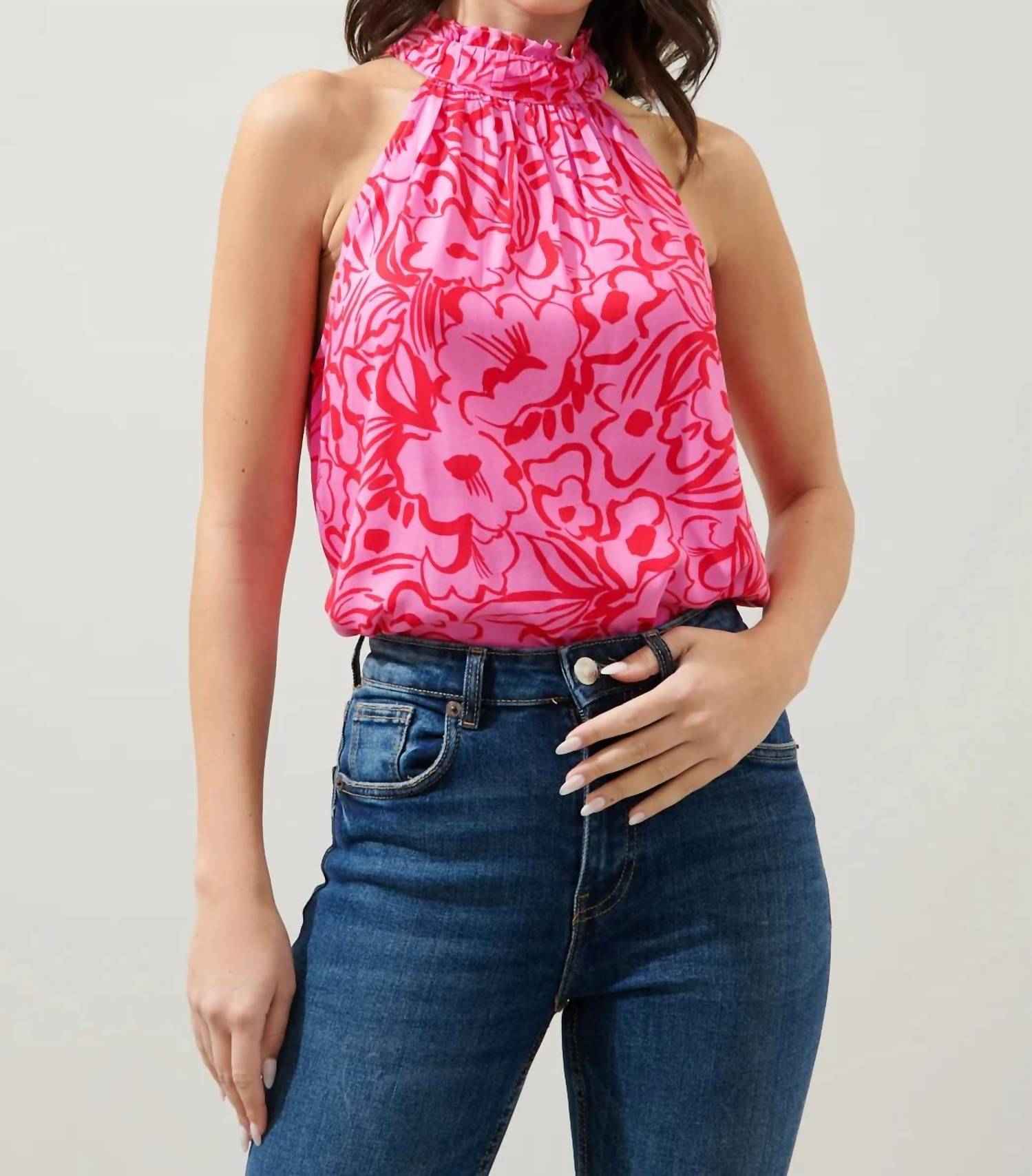 Sugarlips - Claire Halter Blouse