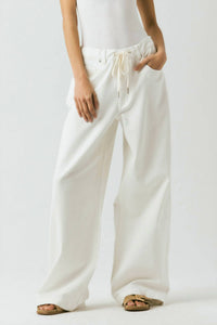 Blanknyc - Low Rise Baggy Fit Twill Pants