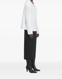 Maison Margiela Women's Long-sleeved Shirt in white - women's long sleeve top - alternate view