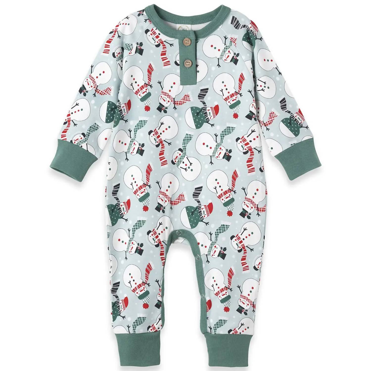 Tesa Babe - Frosty Fun Snowman Long Sleeve Romper